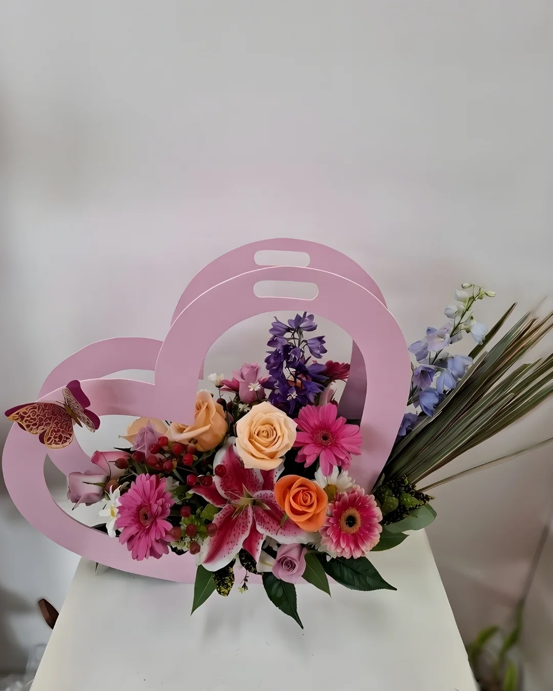 PRISMA CORAZÓN ROSAS MIX VIBRANTE | PRS-754