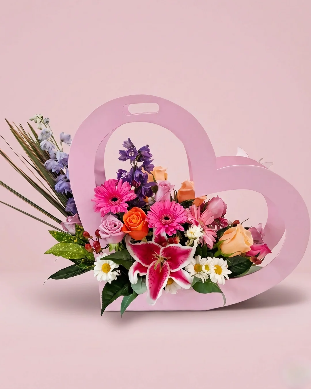 PRS-754 PRISMA CORAZÓN ROSAS MIX VIBRANTE | PRS-754