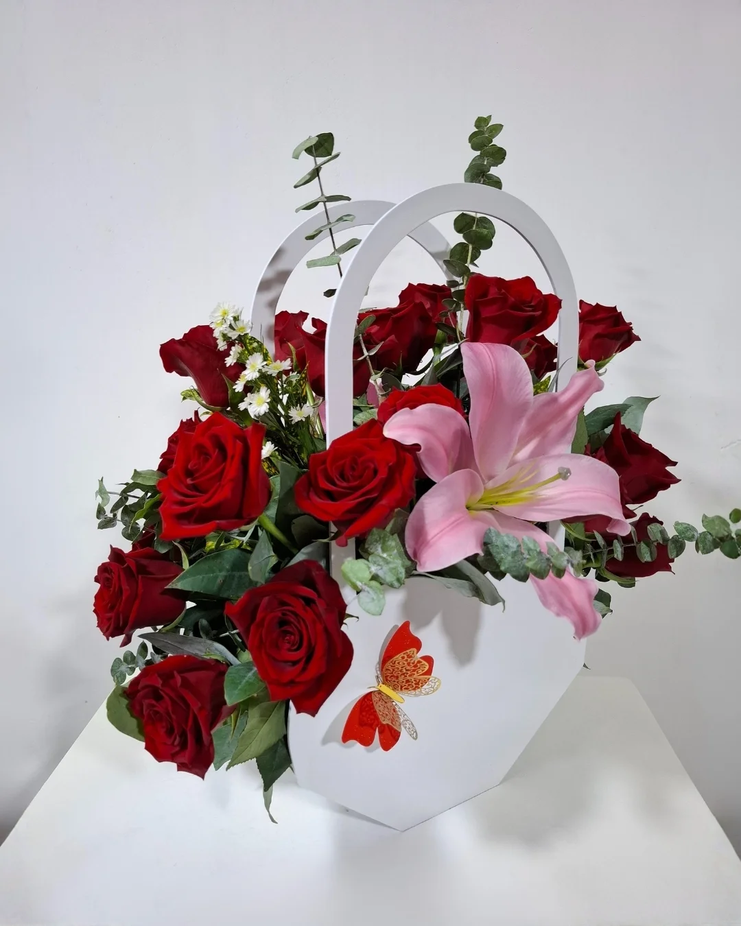 PRS-760 AURORA CARTERA ROSAS ROJAS LIRIOS | PRS-760