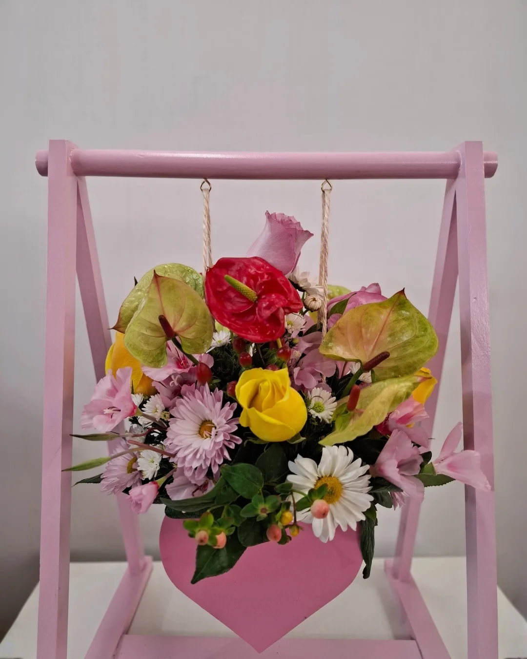 AURORA COLUMPIO ANTURIO ROSAS ELEGANTE | PRS-822