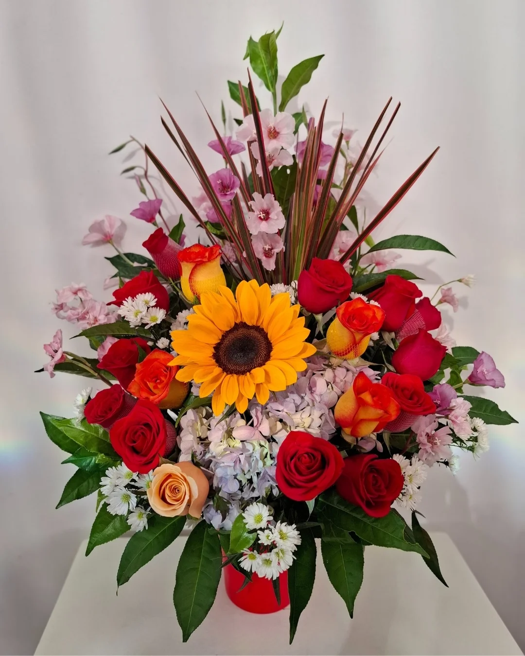 PRS-868 ECLIPSE ARREGLO ROSAS GIRASOL ELEGANTE | PRS-868