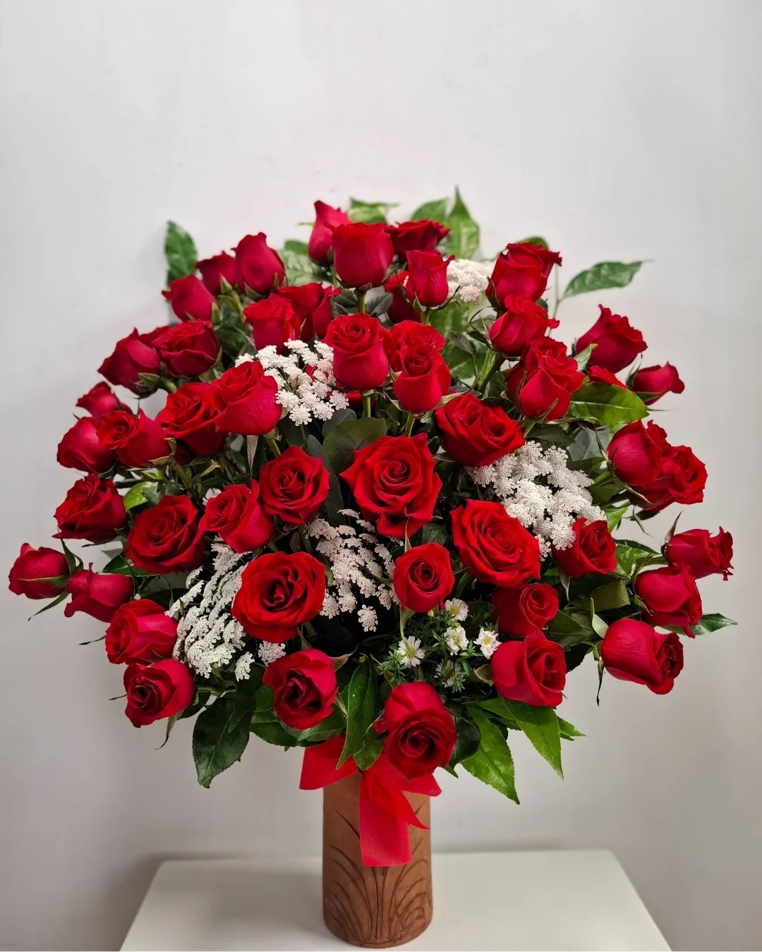 PRS-914 IMPERIO ARREGLO ROSAS ROJAS CERÁMICA | PRS-914