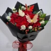 PRS-974 CARMESÍ RAMO ROSAS ROJAS MARIPOSAS | PRD-974